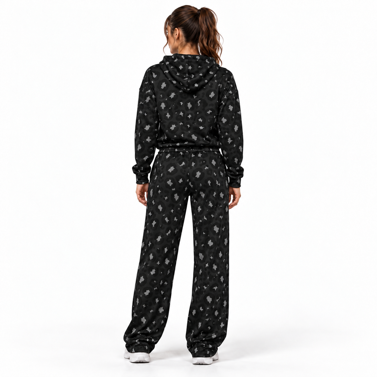 Conjunto Deportivo Street Negro — Campera + Pantalón