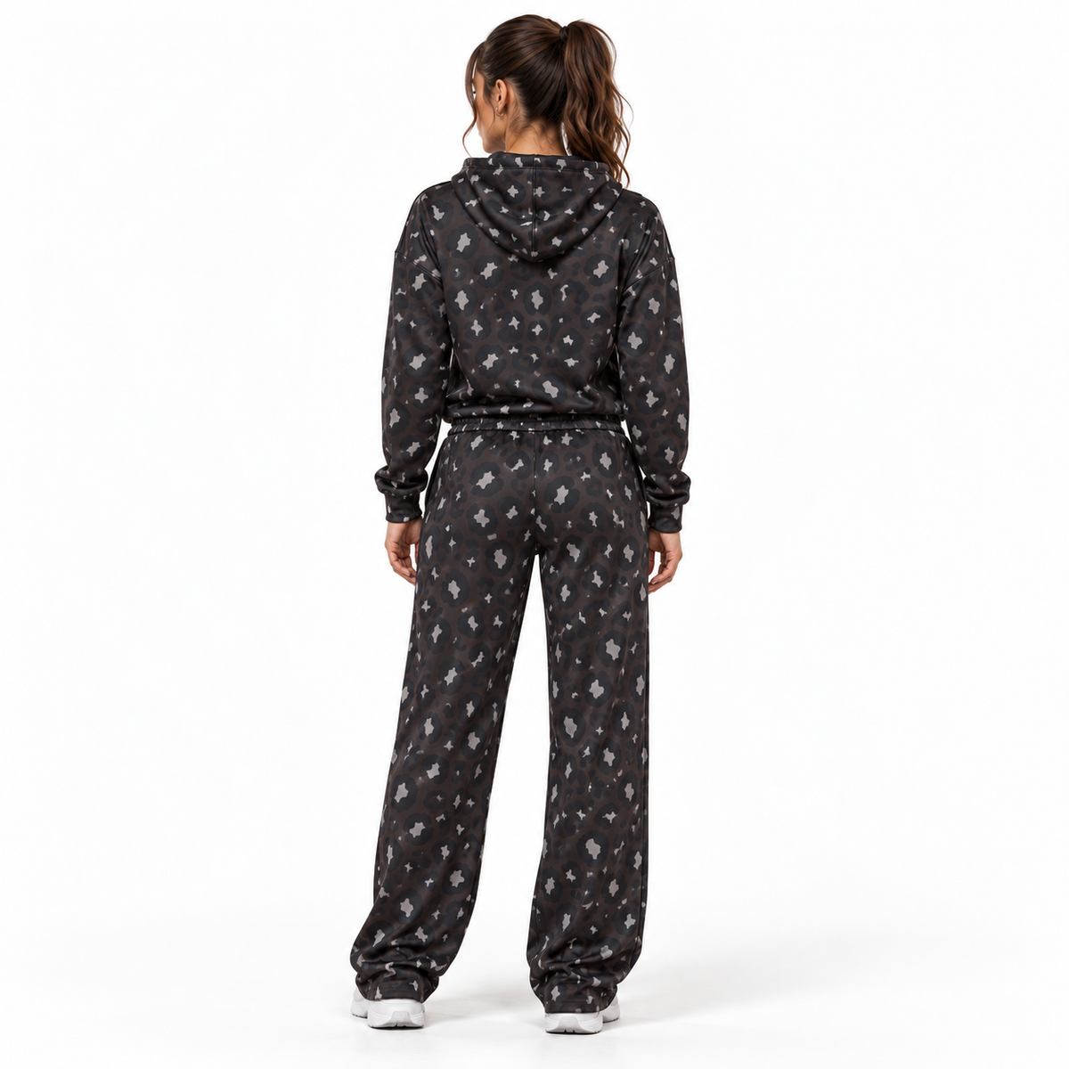 Conjunto Deportivo Street — Campera + Pantalón chocolate