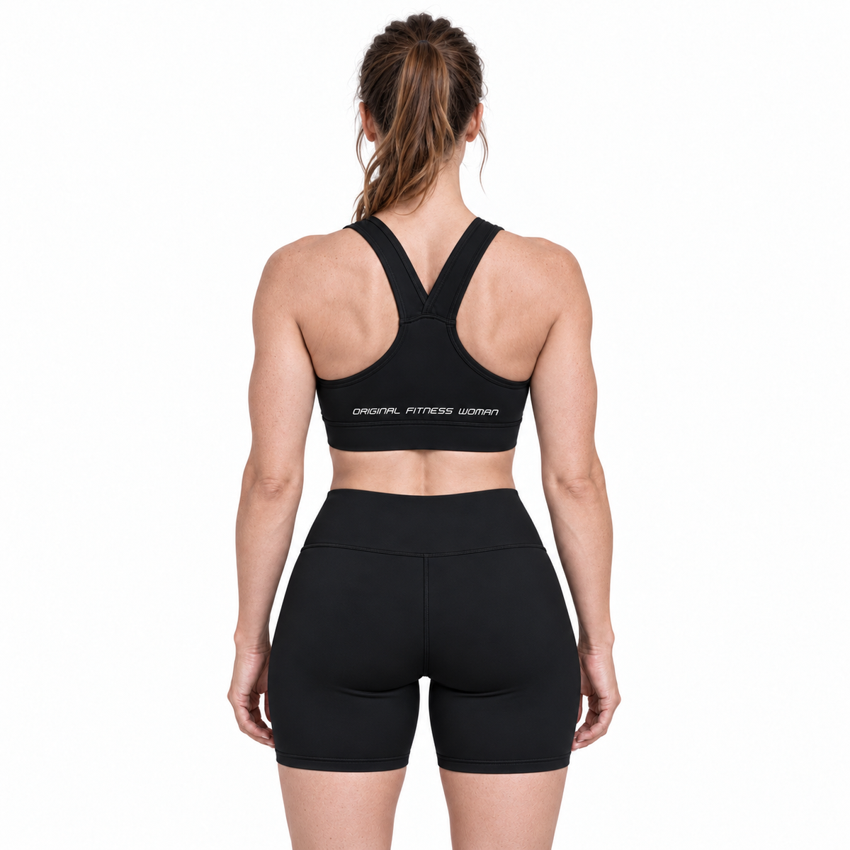 Conjunto deportivo biker shorts + top
