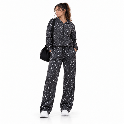 Conjunto Deportivo Street Negro — Campera + Pantalón