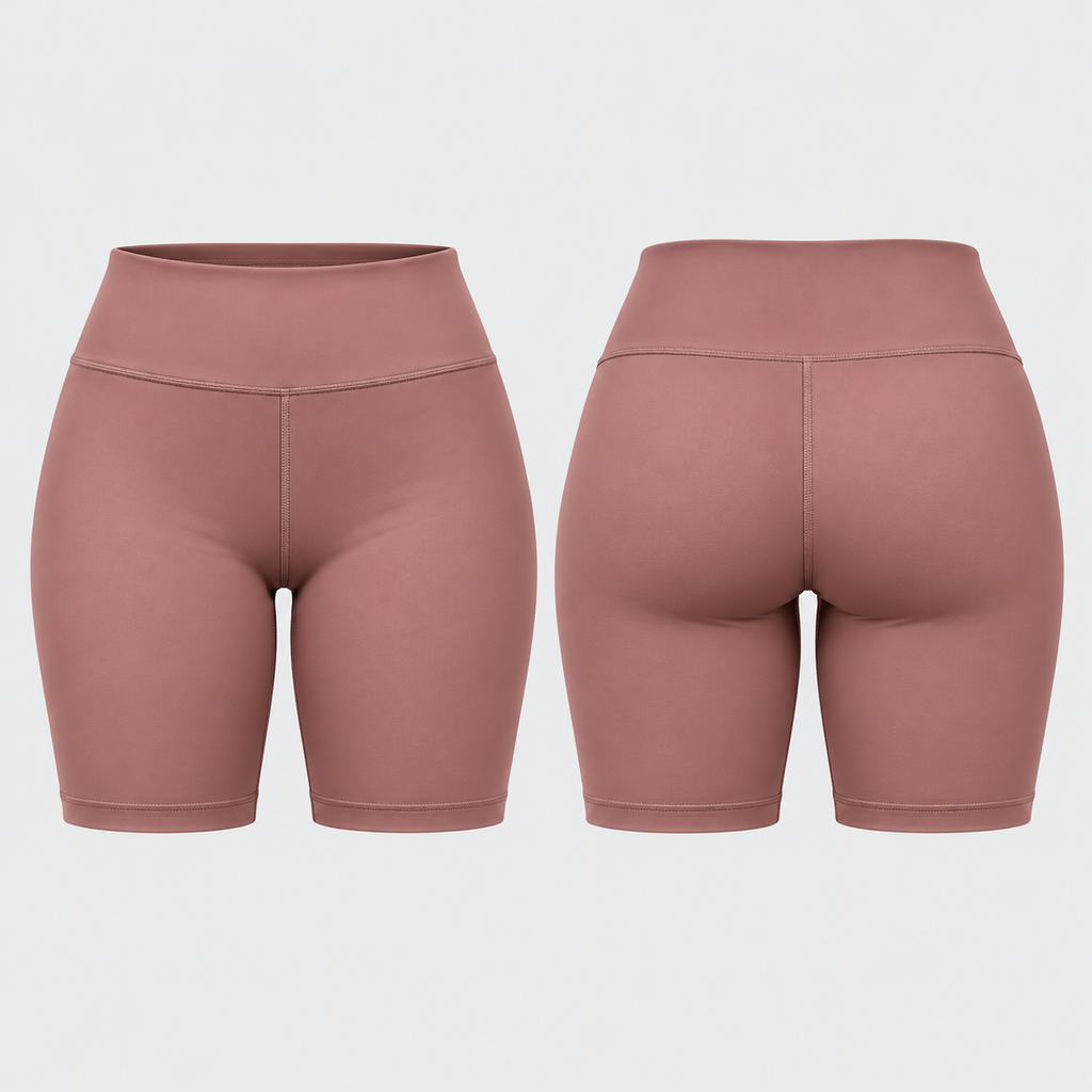 Biker shorts rosa viejo
